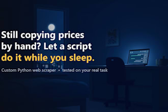 build a python web scraper that puts website data into a spreadsheet