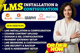 install, upgrade or configure moodle lms talentlms graphy lms canvas skyprep lms