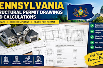 pennsylvania structural permit drawings and calculations
