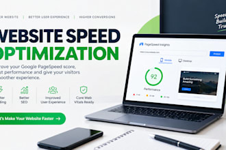optimize website speed and improve google page speed insights score