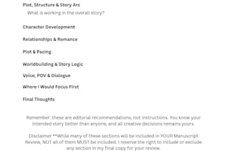 critique and developmentally edit your romantasy novel