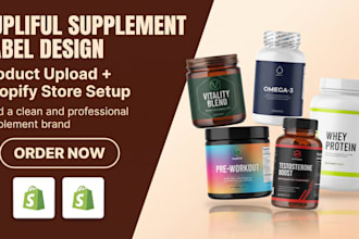 supliful vox nutrition supplement label design build supliful shopify store