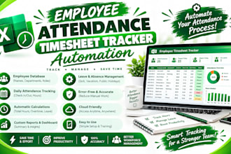 do excel employee attendance timesheet tracker automation, work schedule tracker