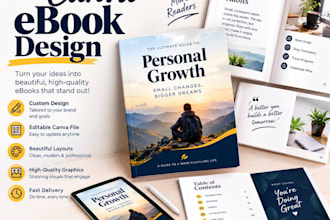 create canva ebook layout design paperback formatting kdp workbook pdf design
