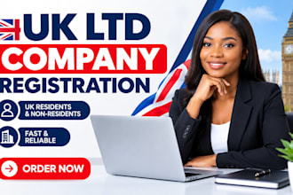 quickly register UK ltd company registration for uk residents and non residents