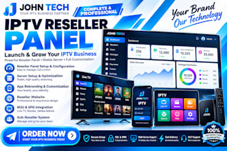 setup reseller panel,strong8k,mega, ,trex,b1g,zen4k,extraott, reseller business