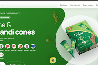 develop wordpress landing page, modern coded landing page