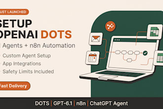 setup openai dots, ai agent, n8n automation, gpt6, chatgpt agent, hermes agent
