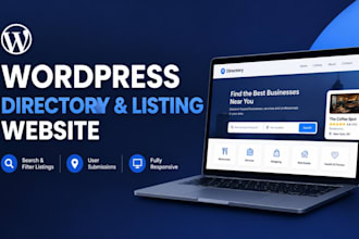 design business directory listing website using wordpress