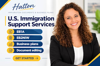 write your eb1a and eb2niw cover letters and business plans