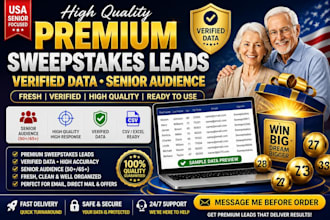 give you premium USA leads, sweeps leads, mega million leads