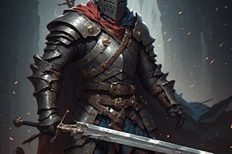 create custom dnd character art