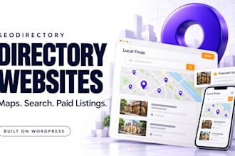 build geodirectory business directory website with maps and paid listings setup