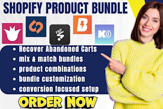 setup shopify product bundle kaching bundler maxbundle fbp pickystory widebundle
