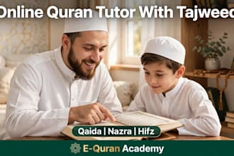be your online quran tutor with tajweed qaida nazra hifz