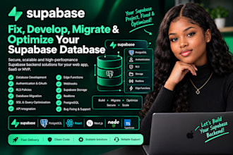 fix develop migrate optimize supabase database