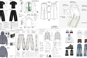 do professional 3d hoodie, streetwear, tracksuit, merchandise clothing techpack