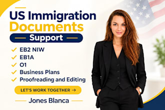write eb2 niw, eb1a, o1 visa petitions and immigration business plans