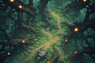 design an epic fantasy dnd map