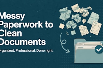 organize your messy paperwork into a simple system you can actually use