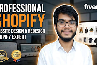 design or redesign responsive shopify website and shopify store