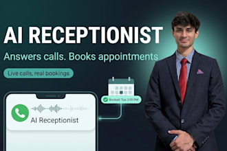 build an ai receptionist that books appointments
