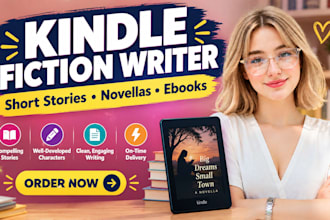 ghostwrite your short story, novella or kindle fiction ebook