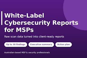 create professional white label cybersecurity reports for your msp