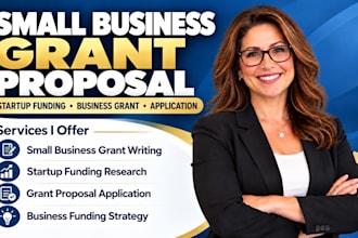 write small business grant startup funding business grant proposal application