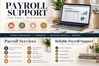 virtually assist you, manage your payroll or invoices