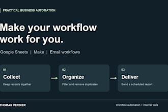 automate google sheets and email workflows with make
