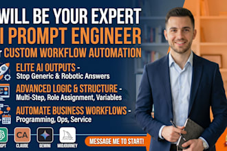 be your expert chatpgt claude ai prompt engineer for custom workflow automation