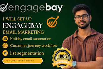 setup engagebay email automation christmas email campaign engagebay segmentation