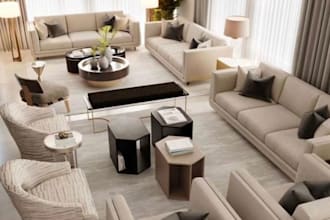 design 3d interior design and realistic interior rendering