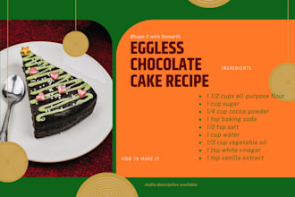 write cake recipe cookies bread recipe for your business