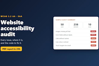 audit your website for wcag and eaa accessibility compliance