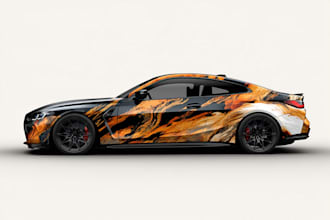 create van wrap design, car wrap design, truck wrap design
