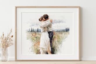 design a wedding photo collage, bride groom photo, or couple photo collage