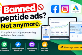 run peptide ads peptide marketing peptide meta ads peptide google ads