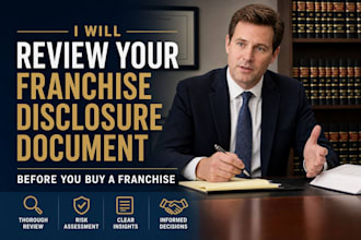 review your franchise disclosure document before you buy a franchise