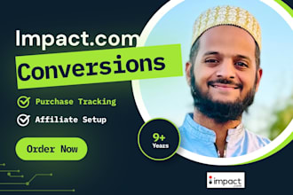 set up impact conversion tracking and postback integration