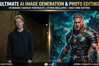 do professional photo editing and ai image