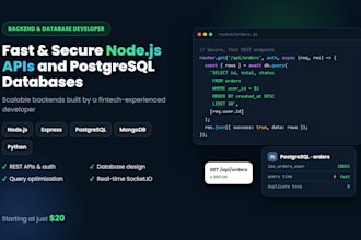 build a nodejs rest api with postgresql database