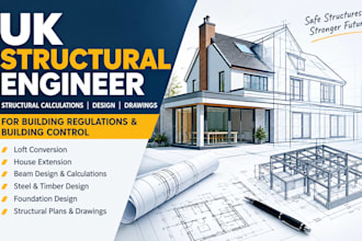 uk structural engineer structural calculation for building regulations drawings