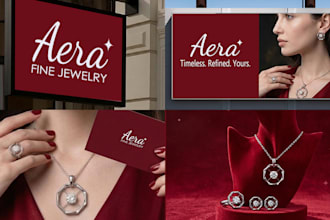 design a modern luxury logo for your jewelry brand