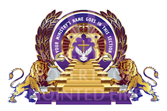 exceptional bishop, school and church seal logo