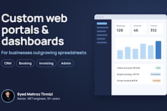 custom business web portals