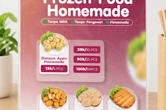 design a professional pricelist, rate card, product menu, or catalog