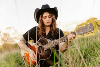 record female country vocal harmony backing vocals acoustic country vocals song