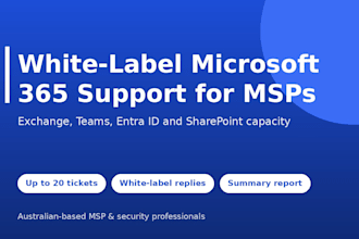 provide white label microsoft 365 support for your msp clients